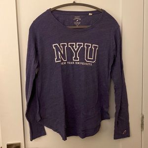 NYU Varsity Long Sleeve Shirt